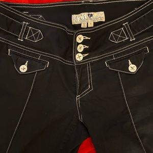 Jolt Dark Blue Capris